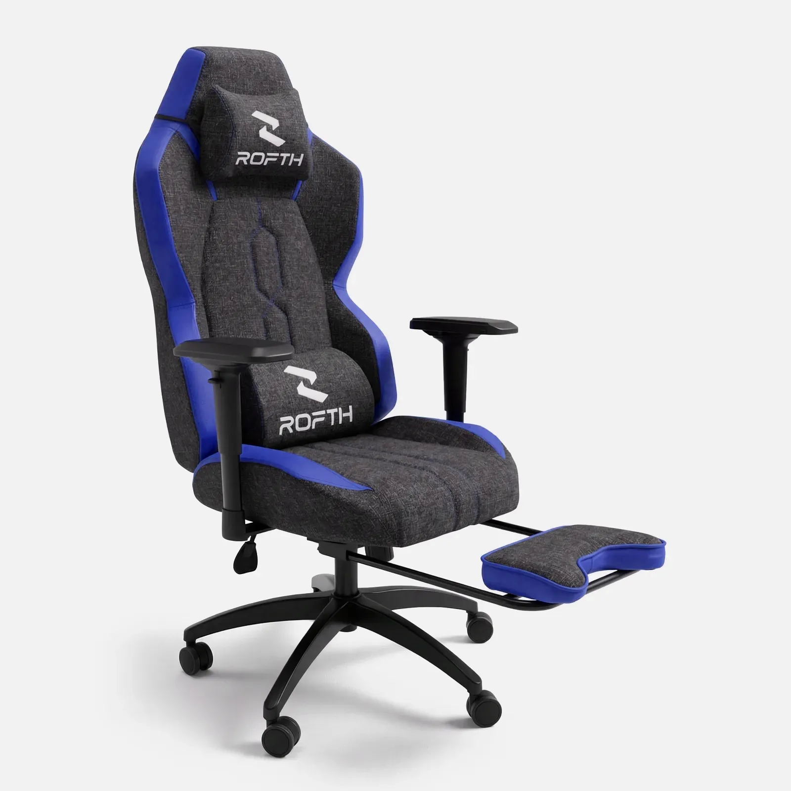 ROFTH QUADRA EDITION Midnight Blue Ayak Uzatmalı Premium Oyuncu Koltuğu 3 ROFTH QUADRA EDITION Midnight Blue Ayak Uzatmalı Premium Oyuncu Koltuğu - Görsel 3