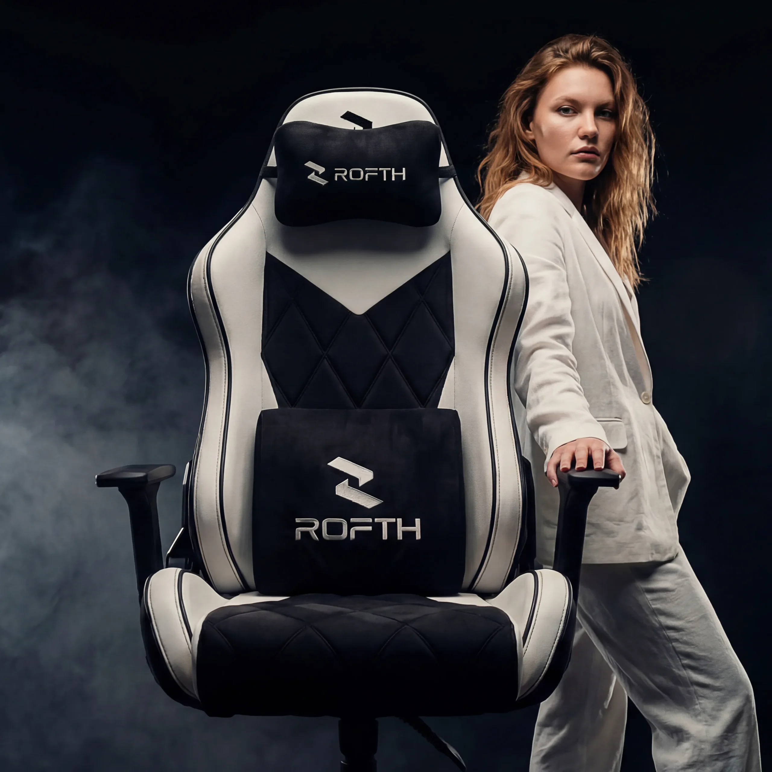 ROFTH G7 Deluxe Series Obsidian White Premium Oyuncu Koltuğu 15 ROFTH G7 Deluxe Series Obsidian White Premium Oyuncu Koltuğu - Görsel 15