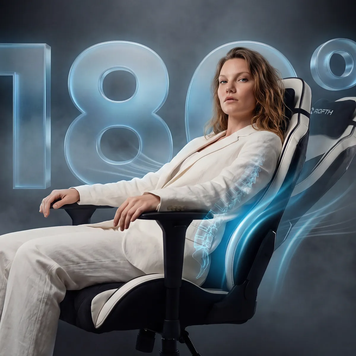 ROFTH G7 Deluxe Series Obsidian White Premium Oyuncu Koltuğu 11 ROFTH G7 Deluxe Series Obsidian White Premium Oyuncu Koltuğu - Görsel 11